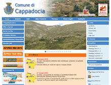 Tablet Screenshot of comune.cappadocia.aq.it